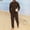 Coffee men plus size 2 piece outfits a1, variant on Cagogo Men Plus Size 2 Piece Outfits Collared Long Sleeve Shirt Wide Leg Drawstring Pants Casual Sets Solid Basic Loungewear Vacation Travel, Black S
