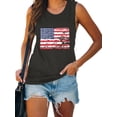 thumbnail image 4 of Anbech 4th of July Women's Tank Tops Graphic USA Flag Sleeveless Tees Summer Casual Cami Shirts, 4 of 7