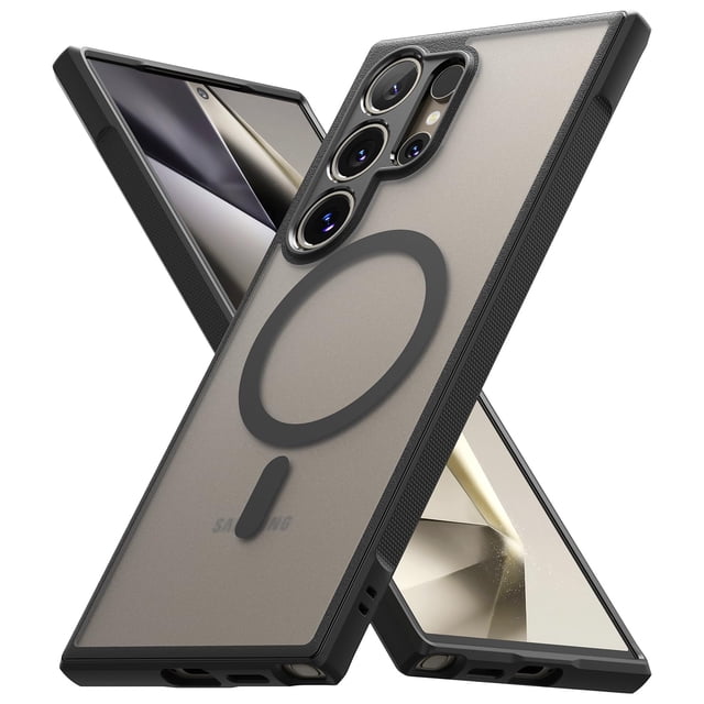 Funda para teléfono Ringke Fusion Bold Magnetic Black para Samsung Galaxy S24 Ultra