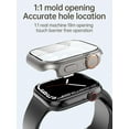thumbnail image 2 of LEIXIUER Silicone Sport band + Glass Hard Case Compatible with Apple Watch Bands and Case 45mm 44mm 41mm 40mm Women Men, Sport Strap and Tempered Glass Bumper Cover for iWatch Series 9 8 7 SE 6 5 4, 2 of 11