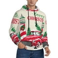 thumbnail image 2 of Cauagu Merry Christmas 1 for Men's Pullover Hooded Sweatshirt Athletic Casual Hoodie Aautumn Hoodie Sweatshirt for Men Pullover Casual Hooded Sweatshirt-Small, 2 of 7