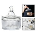 thumbnail image 4 of European Style Retro Glass Sugar Bowl Storage Bottle Serving Bowl for Dining Tea Shop Coffee Shop , L L, 4 of 8