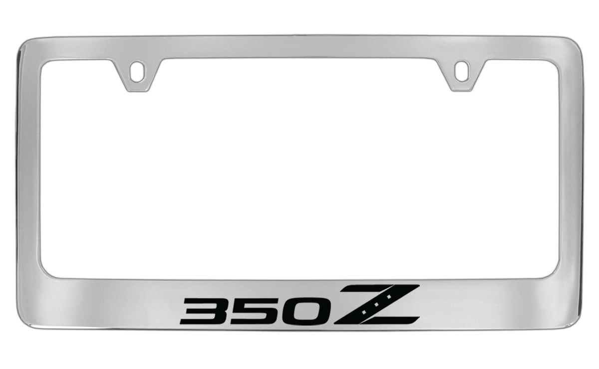 Nissan 350z Chrome Plated Metal License Plate Frame Holder