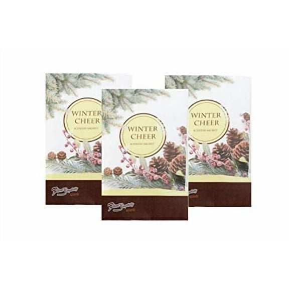 FloralSimplicity Winter Cheer Scented Sachets Pack of 3