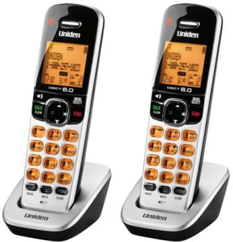 Uniden DECT4086-3 Cordless Phone with Blue Backlit LCD Display & 3 Handsets 