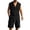 Black, variant on Migroa Mens 2 Piece Linen Set Outfits Sleeveless Hoodies And Drawstring Casual Track Shorts Set Beach Tank T Shirts Solid Sets Black L