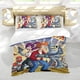 thumbnail image 5 of Futurama Conjunto de sábanas temático, trío de piezas, cómodo y amigable con la piel, diseño único, regalo de decoración para el hogar para familiares, amigos y fans,140cm *210cm, 5 of 6