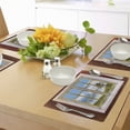 thumbnail image 4 of Ambesonne Rustic Place Mats Set of 4, Meadow Grass Countryside, Standard Size, Multicolor, 4 of 6