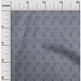 thumbnail image 2 of oneOone Rayon Gray Fabric Paisley Sewing Material Print Fabric By The Yard 56 Inch Wide, 2 of 5
