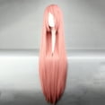 thumbnail image 2 of Unique Bargains Women's 39" Hair Wigs Blonde Wigs with Wig Cap Light Pink, 2 of 6