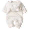 thumbnail image 2 of Pelele con capucha para niña recién nacida, mono de una pieza, prendas de vestir exteriores Adepaton LL-1956-1, 2 of 9