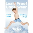 thumbnail image 3 of TIICHOO Washable Incontinence Underwear for Children Leakproof Boxer Briefs for Boys 5 Pack (Medium, Orange/Neon Green/Black/Gray/Blue), 3 of 8