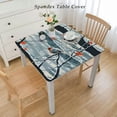 thumbnail image 2 of BANET Christmas Rectangle Tablecloth,Waterproof Spill Proof Table Cloth, Branch Tree Red Cardinal Bird Tablecloths,Decorative Table Cover for Party Picnic Kichen Dining Room White, 2 of 7