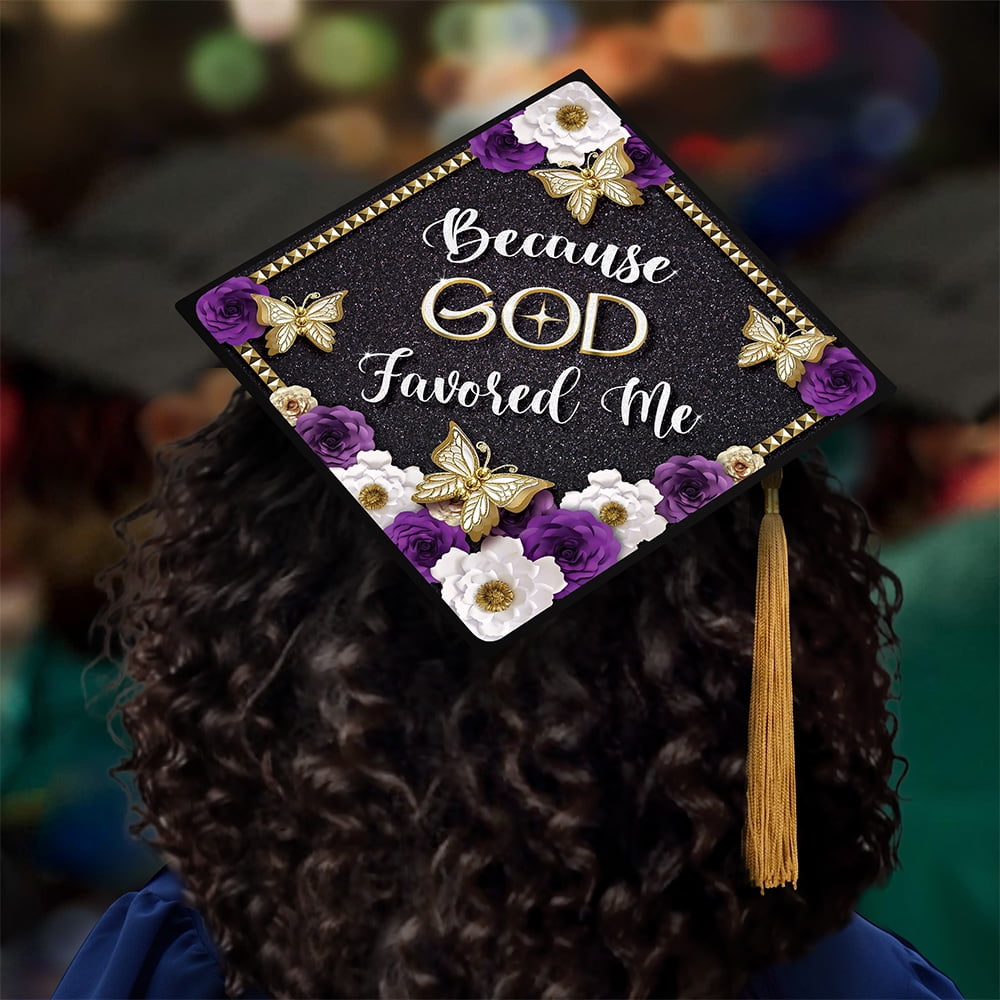 God Favored Me - Grad Cap Tassel Topper