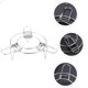 thumbnail image 3 of unbranded Soporte Resistente Para Vapor Y Cocina De Acero Inoxidable En Color Plata Versión Plegable, 3 of 8