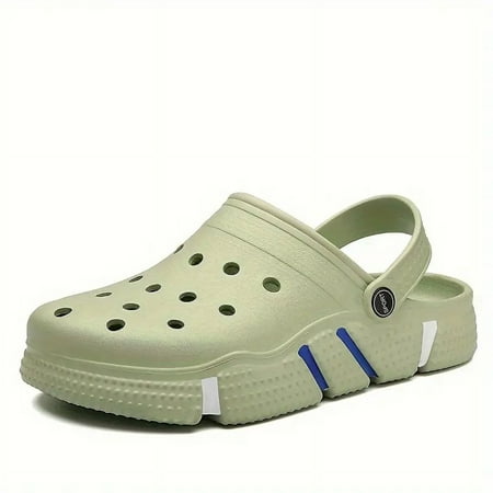 Unisex s Summer Garden Clogs Out Design Clogs Quick Drying Sandals  Lightweight Casual Slip On Garden Shoes  Women s Comfortable Beach Shoes for Men Women Kids-绿色||42码