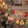 thumbnail image 2 of Christmas Lights String Santa Claus Snowman USB Garland LED Christmas Tree Decorative Light Party New Year's Decor Natal droship, 2 of 4