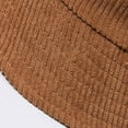 thumbnail image 7 of LinYooLi Unisex Corduroy Bucket Hat Adjustable Size Long Brim Fisherman Cap for Women Men, 7 of 7