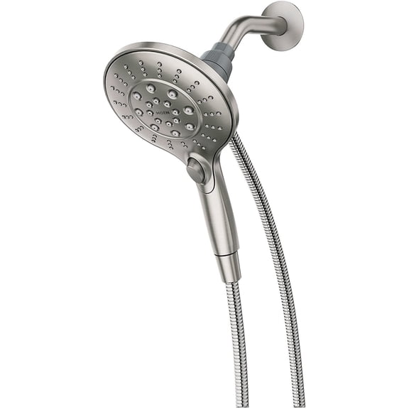 Moen Moen 26112SRN Magnetix 6-Function Handheld Showerhead, Brushed Nickel