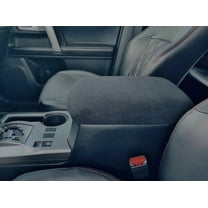 Auto Console Covers- Fits the Toyota 4Runner 2015-2023 Center Console Armrest Cover Fleece Fabric- Black