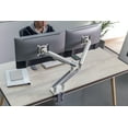 thumbnail image 4 of Amer Mounts Spring Assisted Dual Articulating Arm For 17"-32" VESA Monitors Arctic Edition - Clamp and Grommet Base - HYDRA2A, 4 of 5