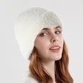 thumbnail image 5 of 1 gorro de lana de punto, versátil, cálido para exteriores, protección para los oídos, gorro frío, 5 of 5