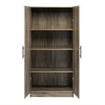 thumbnail image 3 of Prepac Elite 2-Door Freestanding Storage Cabinet, 16" D x 32" W x 65" H, Drifted Gray, 3 of 25
