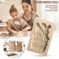 thumbnail image 2 of Wooden Cookie Embossing Mould - Decorative Baking Tool for Christmas, Thanksgiving DIY Crafts, Embossed Biscuit Maker & Kitchen DIY Gift, 2 of 6