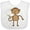 AA-White, variant on Inktastic Volleyball Monkey Boy Boys Baby Bib