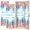 Color 3, variant on 2 Pcs School Locker Magnetic Wallpaper 12" x 36" Watercolor Coral Reef Border Seashells Starfish Striped Reusable Removable Locker Accessories Back to School Supplies