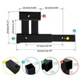 thumbnail image 4 of XMT-MOTO 4000 LB Double Récepteur d'Attelage de Remorque 2 Pouces Adaptateur de Rallonge, 4 of 4