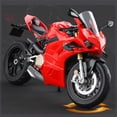 thumbnail image 2 of 1/9 Panigale V4S Alloy Racing Motorcycle Diecasts Metal Street Sports Motorcycle Model Simulation With Light Childrens Toys Gift, 2 of 6