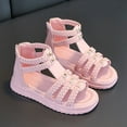 thumbnail image 6 of Girls Everyday Shoes Girls Lightweight Shoes Girls' Soft Sole Toe Sandals For Summer, 6 of 7
