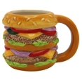thumbnail image 1 of Island Dogs 59416 Double Burger Novelty Mug, Multicolor, 1 of 1