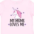 thumbnail image 4 of Inktastic My Meme Loves Me Girl Unicorn Girls Baby T-Shirt, 4 of 5