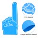 thumbnail image 4 of Dedo de espuma gigante de 18 pulgadas EVA número 1 DIY mano de espuma, azul, 4 of 5