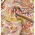 thumbnail image 1 of Soimoi polyester Crepe Fabric Rose Watercolor Printed Fabric 1 Yard 52 Inch Wide, 1 of 6