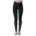 thumbnail image 3 of WILLBEST Leggings de Cintura Alta Para Mujer, Pantalones de Yoga Para Entrenamiento, Suaves, Elásticos, Cómodos, Deportivos, Para Correr, Fitness, Diseño Con Estampado de San Valentín Mediana, 3 of 4