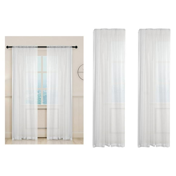 Cortina transparente Macarena Cortina de gasa panel para habitación de niñas
