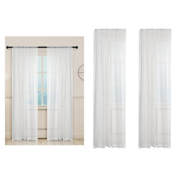 Cortina transparente Macarena Cortina de gasa panel para habitación de niñas