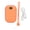 Orange, variant on Riousery Hand Warmer Rechargeable Electric Heater 4 Levels Heat Type C Portable Power Bank 4000mAh Waterless Pocket Warmer Down Jacket Appearance (Sakura Pink, 5.12 inches / 13 cm)