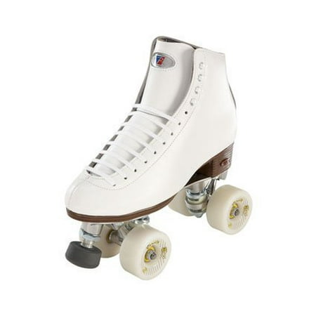 Riedell Quad Roller Skates - 120 Raven (White) (Best Skates For Wide Feet)