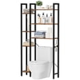 thumbnail image 1 of Estantería Sobre el Inodoro, Organizador de Baño de 7 Niveles Ajustable, Mueble para Inodoro, Ahorro de Espacio con Ganchos, Estantería de Baño Multifuncional Se Adapta a la Mayoría de los Inodoros, 1 of 9