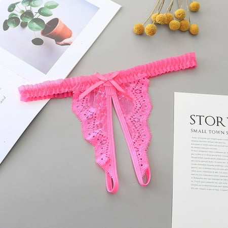Sexy Thongs for Women Low Rise Lace Panties Sexy Mesh Panties Women s Crotchless Panties Lingerie Thong for Women