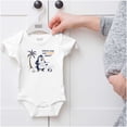 thumbnail image 5 of Funny Animal Joke Lost Penguin Humor Romper Boys or Girls Infant Baby Brisco Brands NB, 5 of 6