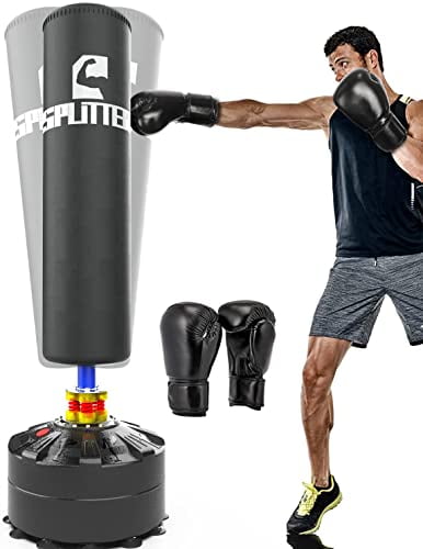 UPGO Freestanding Punching Bag 70205lbs with Boxing Gloves 66 lb Black   Walmartcom
