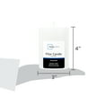 thumbnail image 6 of (2 pack) Mainstays Unscented Pillar Candle, 3 x 4 inches, White, 6 of 6