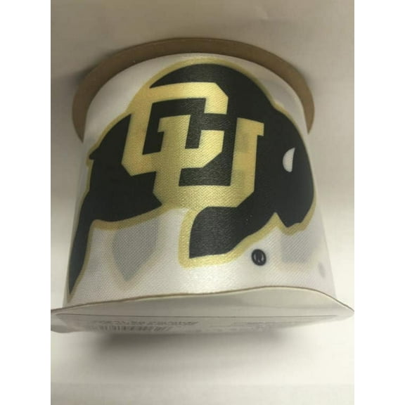 Colorado Buffs NCAA Ribbon 2-1/2-Inch Width, 9 Foot Spool