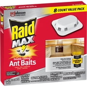 Raid Max Double Control Ant Baits, 0.28 Oz., 8 Count