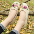thumbnail image 4 of huanledash Vintage Embroidered Women Flats Flower Slip On Round Toe Shoes Loafers Ballerina, 4 of 8